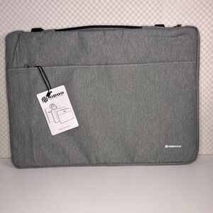 NIDOO 17.3” Laptop Sleeve Case 17X12 inch, Gray Resistant To Spills & Shock